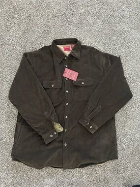 Arrow Women's Dark Brown Corduroy Utility Jacket
